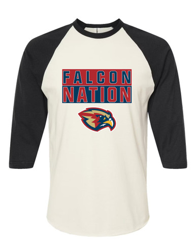 Pebblebrook Falcons Nation #1 Men's Baseball T-Shirt