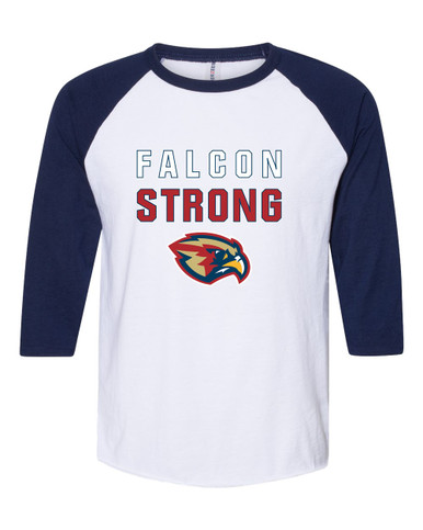 Pebblebrook Falcons Strong #2 Men's Baseball T-Shirt