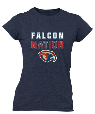 Pebblebrook Falcons Nation #2 Women's SS T-Shirt