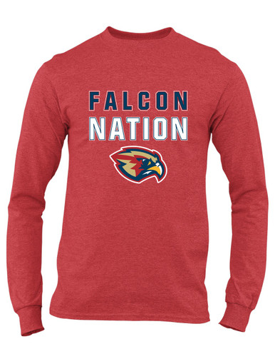 Pebblebrook Falcons Nation #2 Men's Premium LS T-Shirt