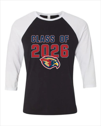 Pebblebrook Falcons Class of 2026 Men's Baseball T-Shirt
