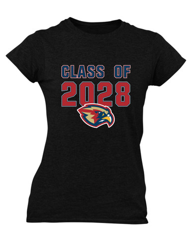 Pebblebrook Falcons Class of 2028 Women's Premium SS T-Shirt