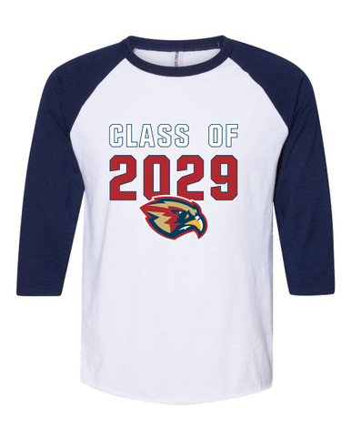 Pebblebrook Falcons Class of 2029 Women's Baseball T-Shirt