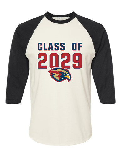 Pebblebrook Falcons Class of 2029 Men's Baseball T-Shirt