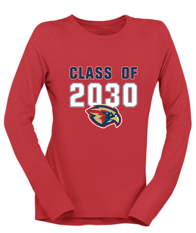 Pebblebrook Falcons Class of 2030 Women's Premium LS T-Shirt