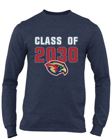 Pebblebrook Falcons Class of 2030 Men's Premium LS T-Shirt