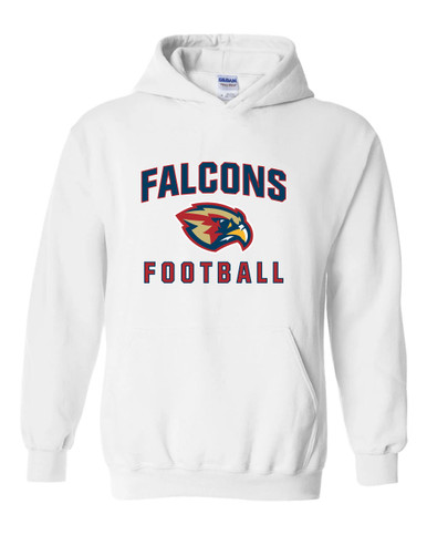 Pebblebrook Falcons Football #1 Men's Hoodie