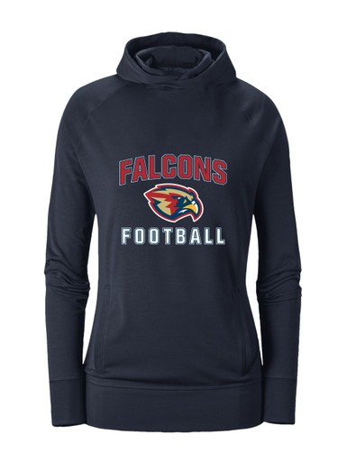 Pebblebrook Falcons Football #1 Women's Hoodie