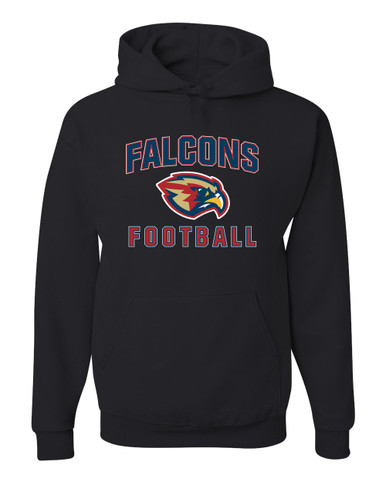 Pebblebrook Falcons Football #1 Men's Premium Hoodie