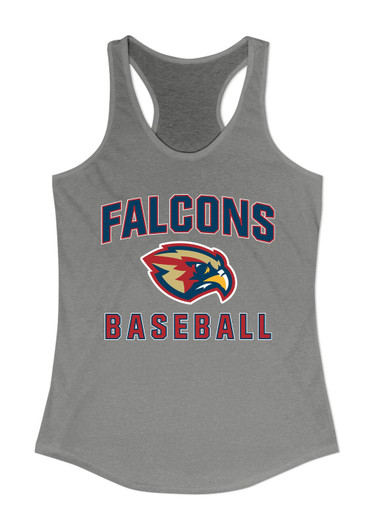 Pebblebrook Falcons Baseball #1 Women's Tank Top