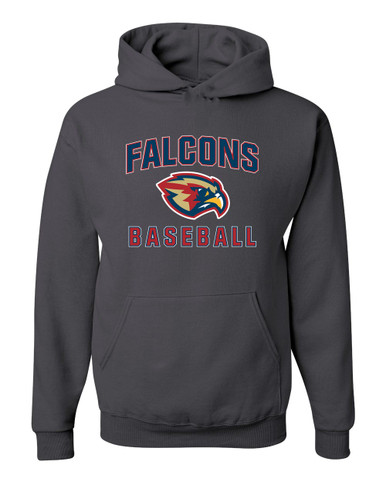Pebblebrook Falcons Baseball #1 Men's Premium Hoodie