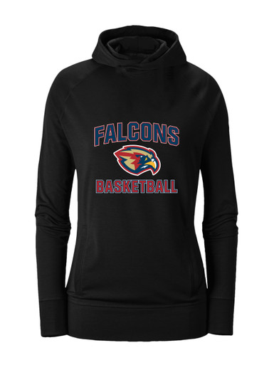 Pebblebrook Falcons Basketball #1 Women's Hoodie