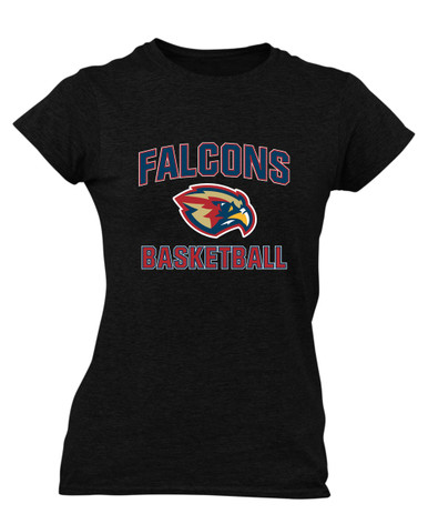 Pebblebrook Falcons Basketball #1 Women's Premium SS T-Shirt