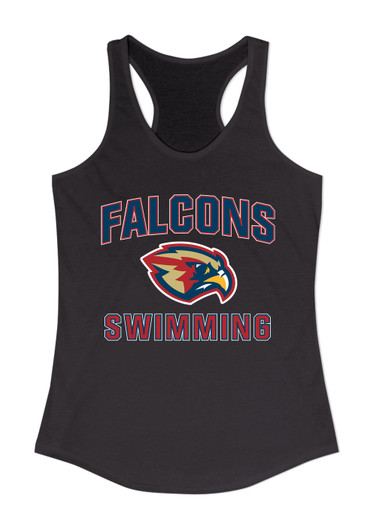 Pebblebrook Falcons Swimming Women's Tank Top