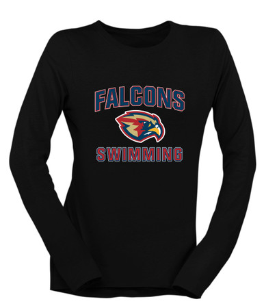 Pebblebrook Falcons Swimming Women's LS T-Shirt