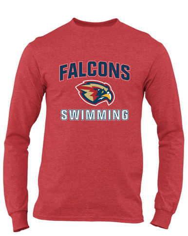 Pebblebrook Falcons Swimming Men's LS T-Shirt