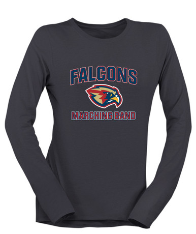 Pebblebrook Falcons Marching Band Women's LS T-Shirt