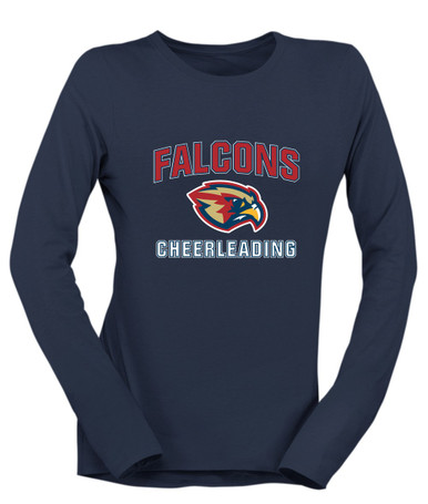 Pebblebrook Falcons Cheerleading Women's Premium LS T-Shirt