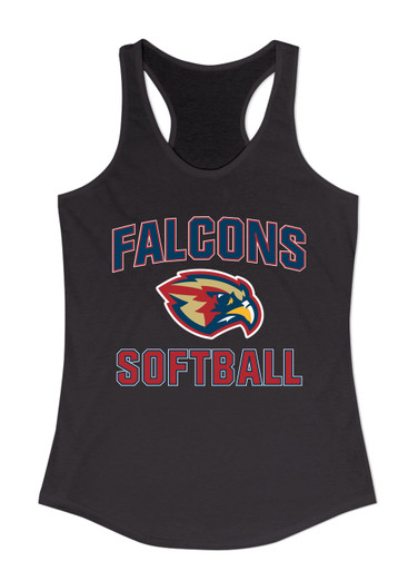 Pebblebrook Falcons Softball #1 Women's Tank Top