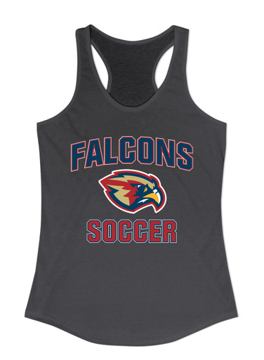 Pebblebrook Falcons Soccer #1 Women's Tank Top