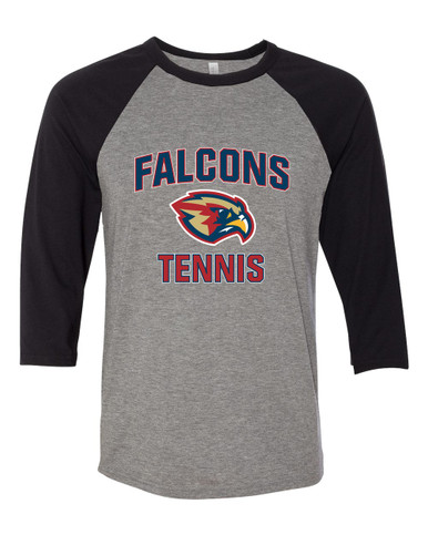 Pebblebrook Falcons Tennis Women's Baseball T-Shirt