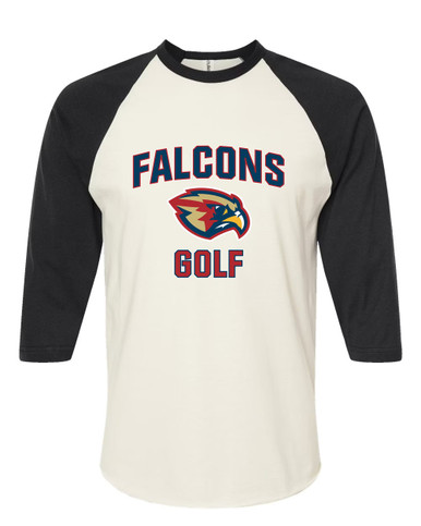 Pebblebrook Falcons Golf Women's Baseball T-Shirt