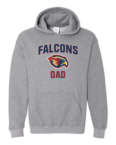 Pebblebrook Falcons Dad Men's Hoodie