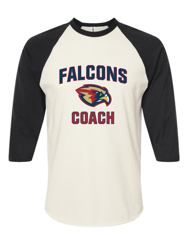 Pebblebrook Falcons Coach Men's Baseball T-Shirt