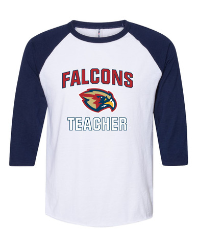 Pebblebrook Falcons Teacher Men's Baseball T-Shirt