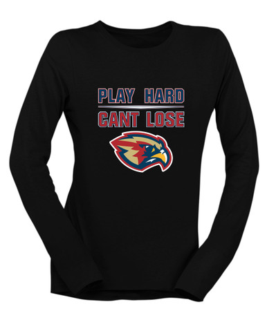 Pebblebrook Falcons Play Hard, Can't Lose Women's Premium LS T-Shirt