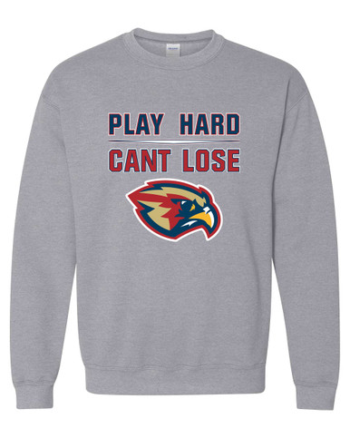 Pebblebrook Falcons Play Hard, Can't Lose Men's Sweatshirt