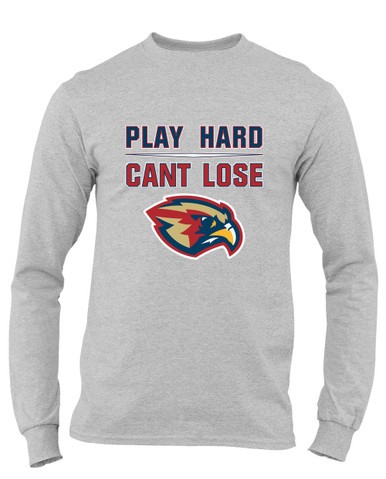 Pebblebrook Falcons Play Hard, Can't Lose Men's Premium LS T-Shirt