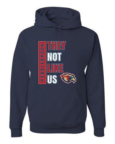 Pebblebrook Falcons They Not Like Us #1 Men's Premium Hoodie