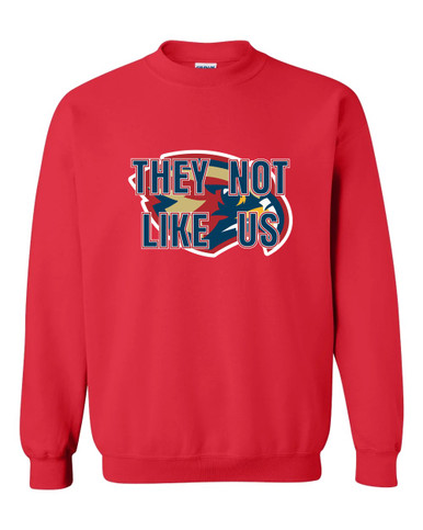 Pebblebrook Falcons They Not Like Us #2 Men's Sweatshirt