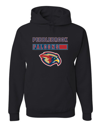 Pebblebrook Falcons Mascot #7 Men's Premium Hoodie