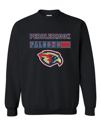 Pebblebrook Falcons Mascot #7 Men's Sweatshirt