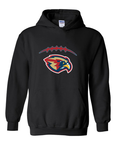 Pebblebrook Falcons Football #2 Men's Hoodie