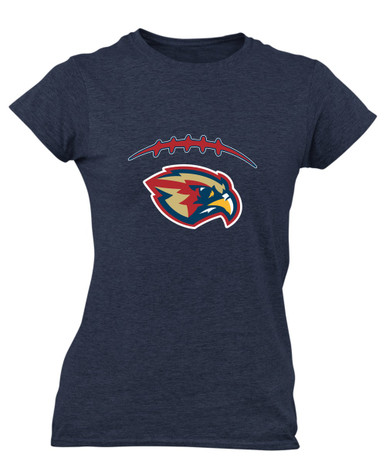Pebblebrook Falcons Football #2 Women's Premium SS T-Shirt