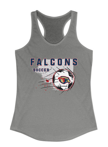 Pebblebrook Falcons Soccer #2 Women's Tank Top