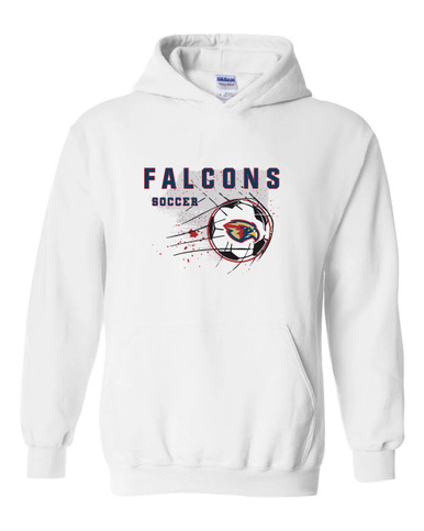 Pebblebrook Falcons Soccer #2 Men's Hoodie