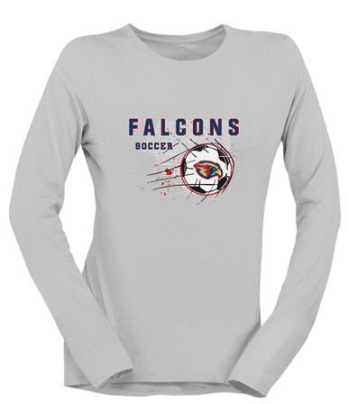 Pebblebrook Falcons Soccer #2 Women's LS T-Shirt