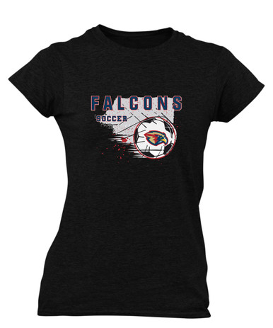 Pebblebrook Falcons Soccer #2 Women's SS T-Shirt