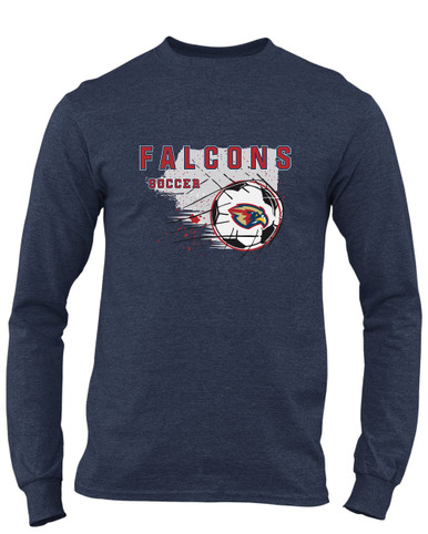 Pebblebrook Falcons Soccer #2 Men's LS T-Shirt
