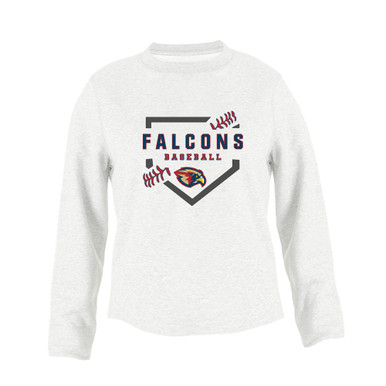 Pebblebrook Falcons Baseball #2 Women's Sweatshirt