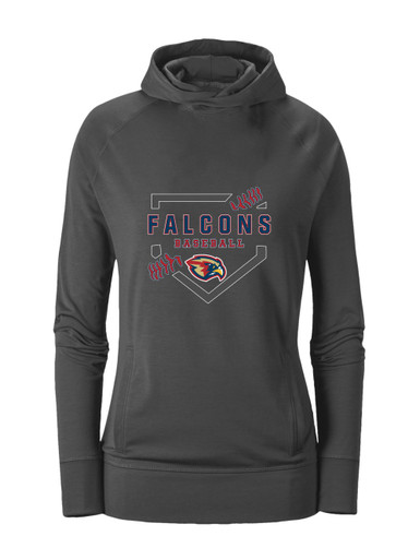 Pebblebrook Falcons Baseball #2 Women's Hoodie
