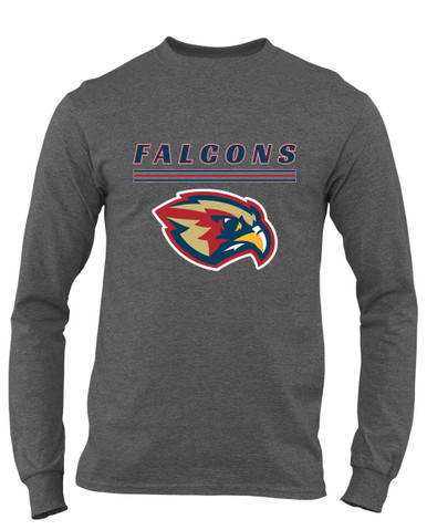 Pebblebrook Falcons Mascot #8 Men's Premium LS T-Shirt
