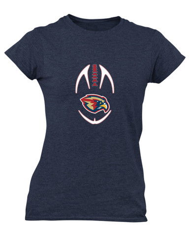 Pebblebrook Falcons Football #4 Women's SS T-Shirt