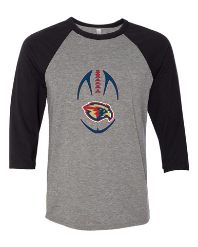Pebblebrook Falcons Football #4 Men's Baseball T-Shirt