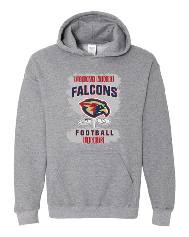 Pebblebrook Falcons Football #6 Men's Hoodie
