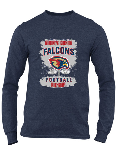 Pebblebrook Falcons Football #6 Men's LS T-Shirt